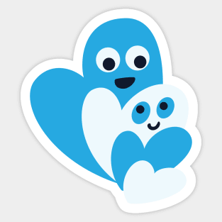 Family of Happy Hearts Sticker